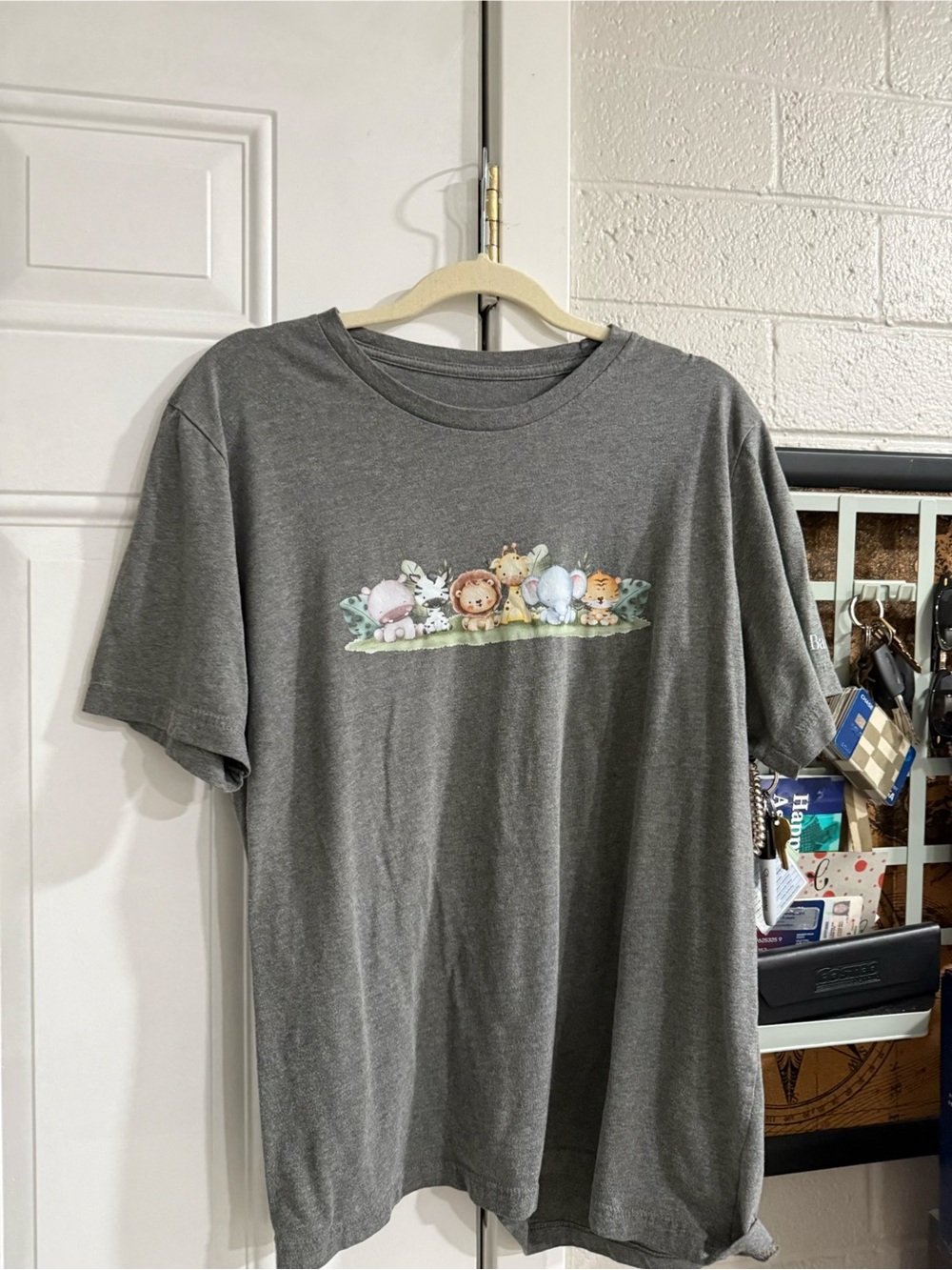 Banner Health Safari Animals Graphic T-Shirt - Gray